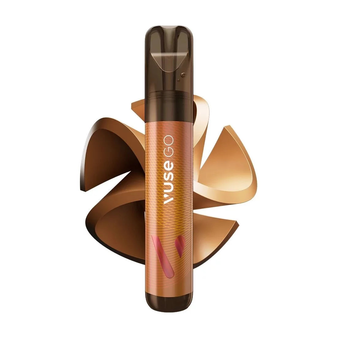 Jednorázová elektronická cigareta Vuse GO 1000 Creamy Tobacco s jemnou krémovou tabákovou příchutí, 18 mg nikotinu