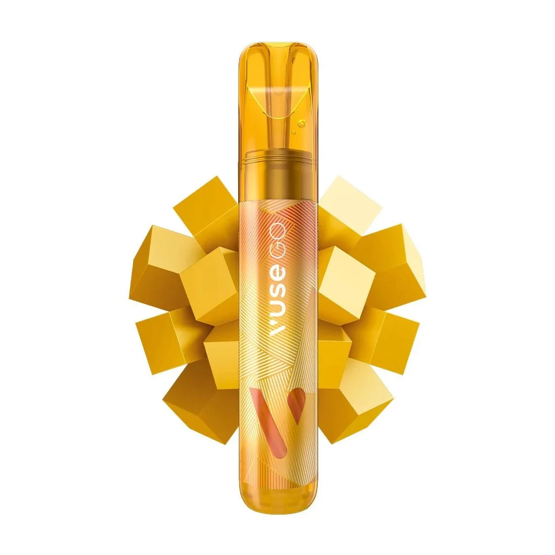 Jednorázová elektronická cigareta Vuse GO 1000 Mango Mint s příchutí manga a máty, 18 mg nikotinu