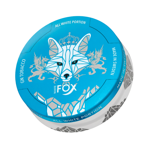 White Fox Mint nikotinové sáčky – mátová chuť, 12 mg nikotinu, balení 20 sáčků