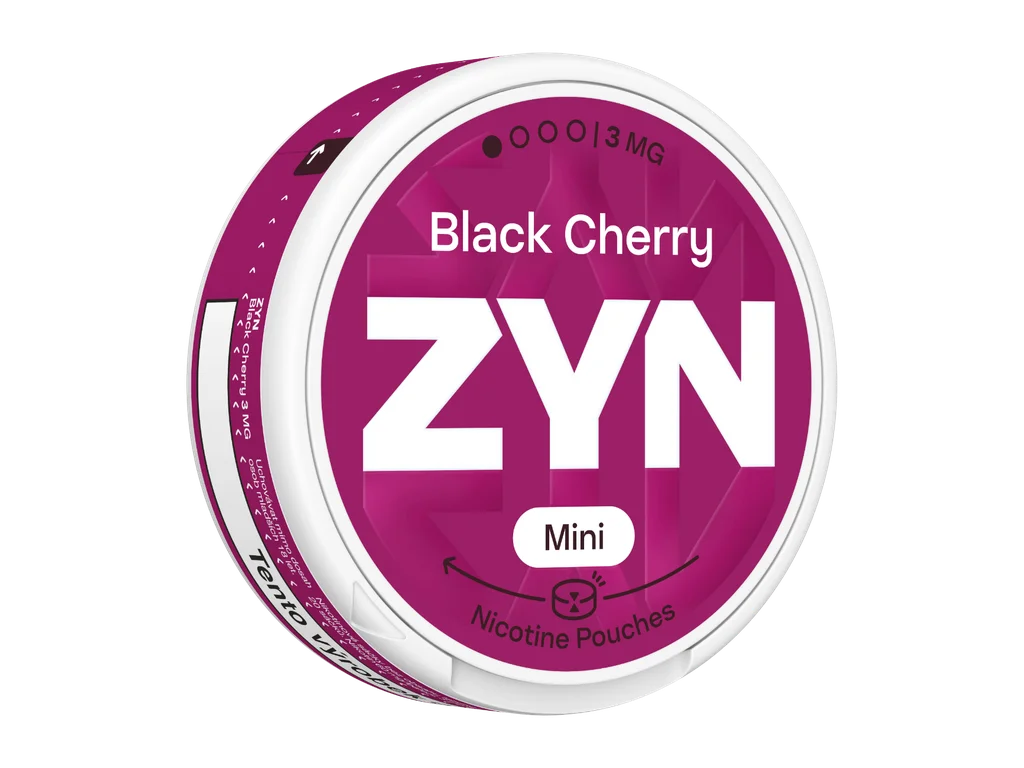 Nikotinové sáčky ZYN Black Cherry Mini s chutí třešní, lesních plodů a vanilky, balení 20 kusů