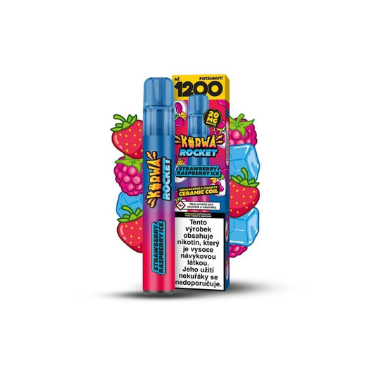 KURWA ROCKET Strawberry Raspberry Ice