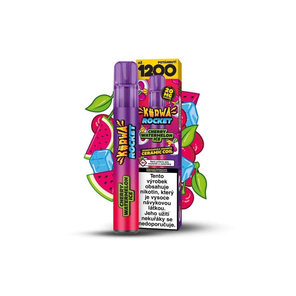 KURWA ROCKET Cherry Watermelon Ice