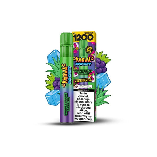 KURWA ROCKET Purple Grape Aloe Ice