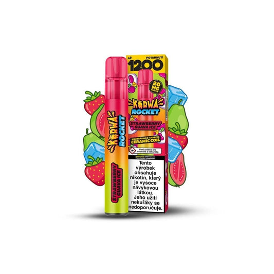 KURWA ROCKET Strawberry Guava Ice