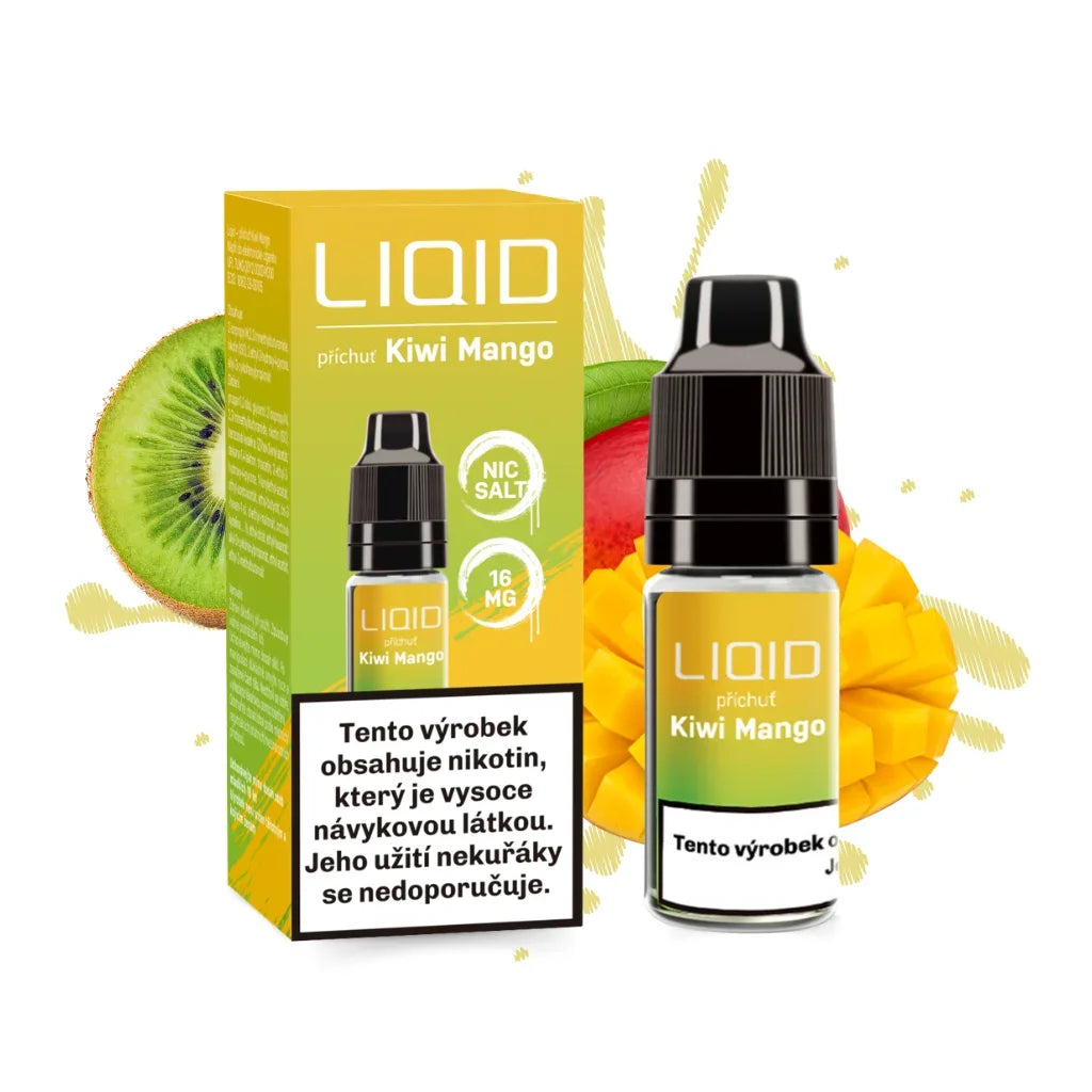 Produktové balení LIO LIQUID Salt Kiwi Mango – 10ml náplň s příchutí kiwi a manga