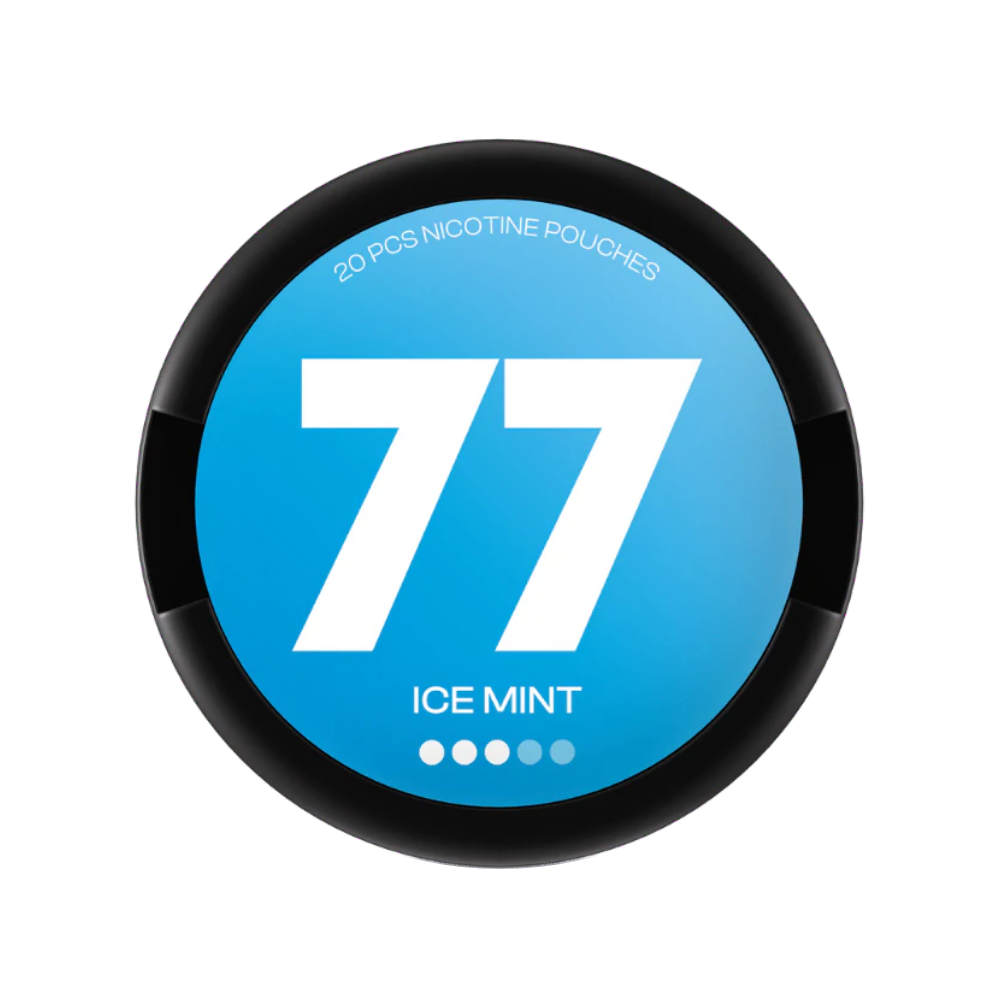 Nikotinové sáčky 77 Ice Mint přinášejí intenzivní mátovou chuť s výrazným chladivým efektem. Každý sáček obsahuje 10,4 mg nikotinu a balení obsahuje 20 sáčků. Chuťový profil zahrnuje mentol, svěží mátu a chladivý závěr. Produkt je vhodný pro diskrétní každodenní použití.