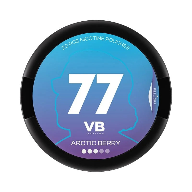 77 VB Edition Arctic Berry 10,4 mg Slim nikotinové sáčky se svěží bobulovou berry příchutí, balení 20 sáčků