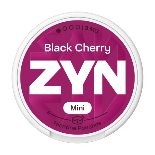 Nikotínové sáčky ZYN  Mini Black Cherry s příchutí Sladká černá třešeň, síla 3mg nikotinu na sáček