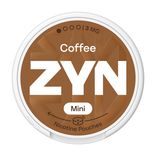 Nikotínové sáčky ZYN Mini Coffee s příchutí Kávy, síla 3mg nikotinu na sáček