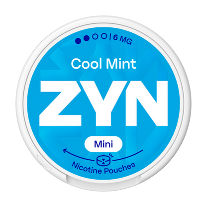 Nikotínové sáčky ZYN Mini Cool Mint s příchutí mentol máta, síla 6mg nikotinu na sáček