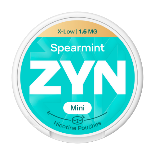 Nikotínové sáčky ZYN Mini Spearmint s příchutí Jemná máta spearmint, síla 1.5mg nikotinu na sáček