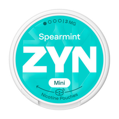 Nikotínové sáčky ZYN Mini Spearmint s příchutí máta spearmint, síla 3mg nikotinu na sáček