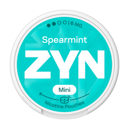 Nikotínové sáčky ZYN Mini Spearmint s příchutí máta spearmint, síla 6mg nikotinu na sáček