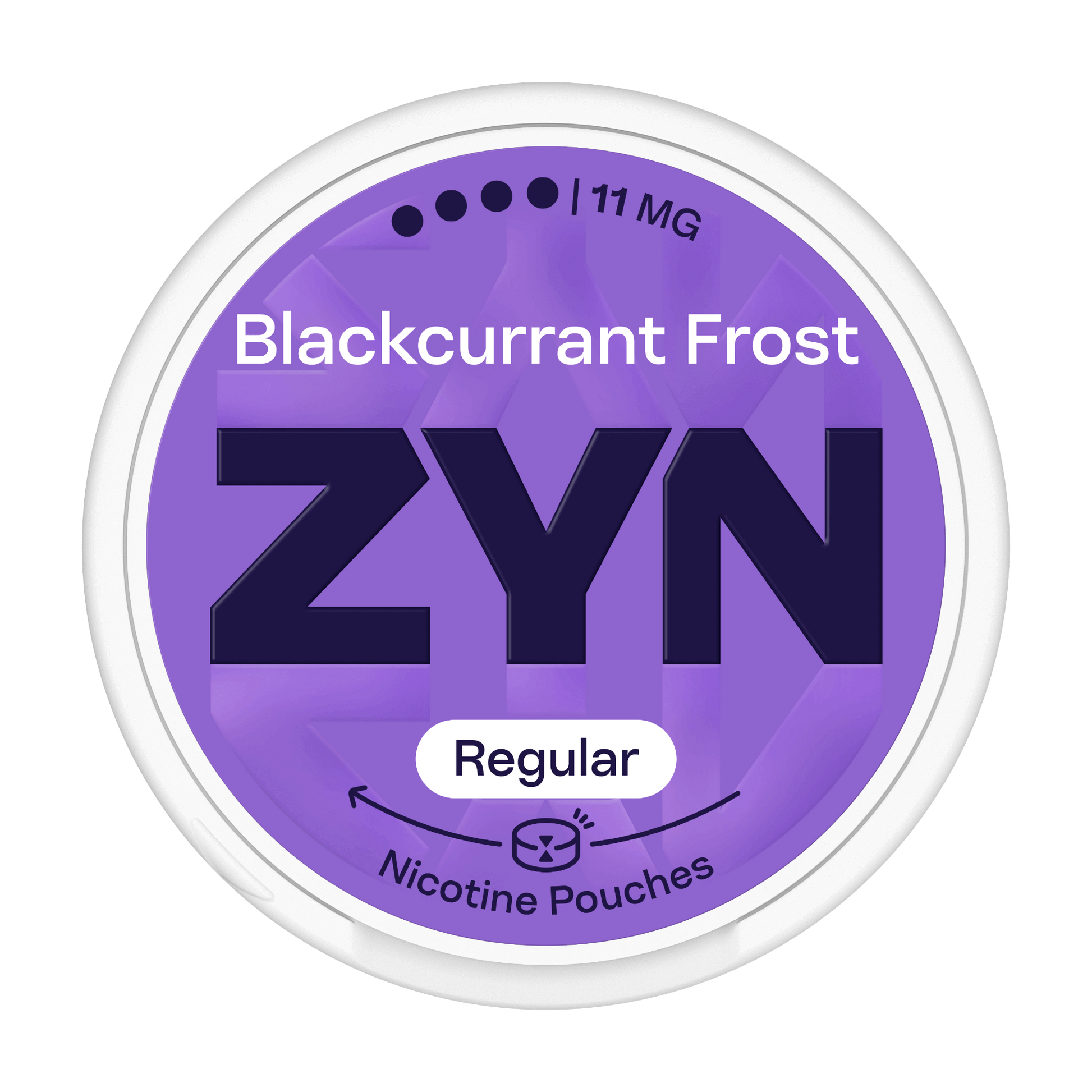 Nikotínové sáčky ZYN Regular Blackcurrant Frost s příchutí Černý rybíz s lesním ovocem a Mentolem, síla 11mg nikotinu na sáček