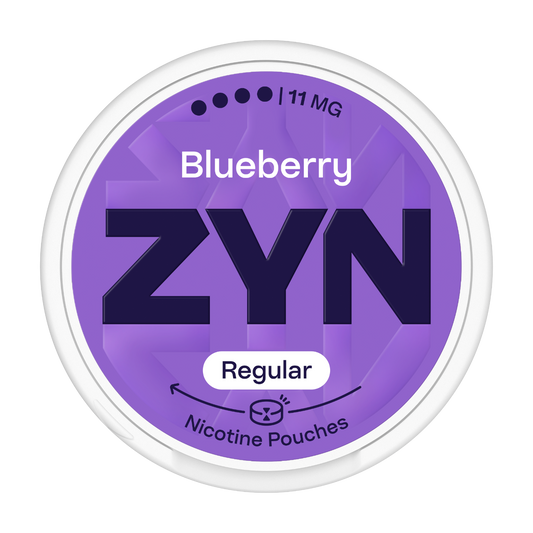 Nikotínové sáčky ZYN Regular Blueberry s příchutí Borůvky a lesní plody, síla 11mg nikotinu na sáček