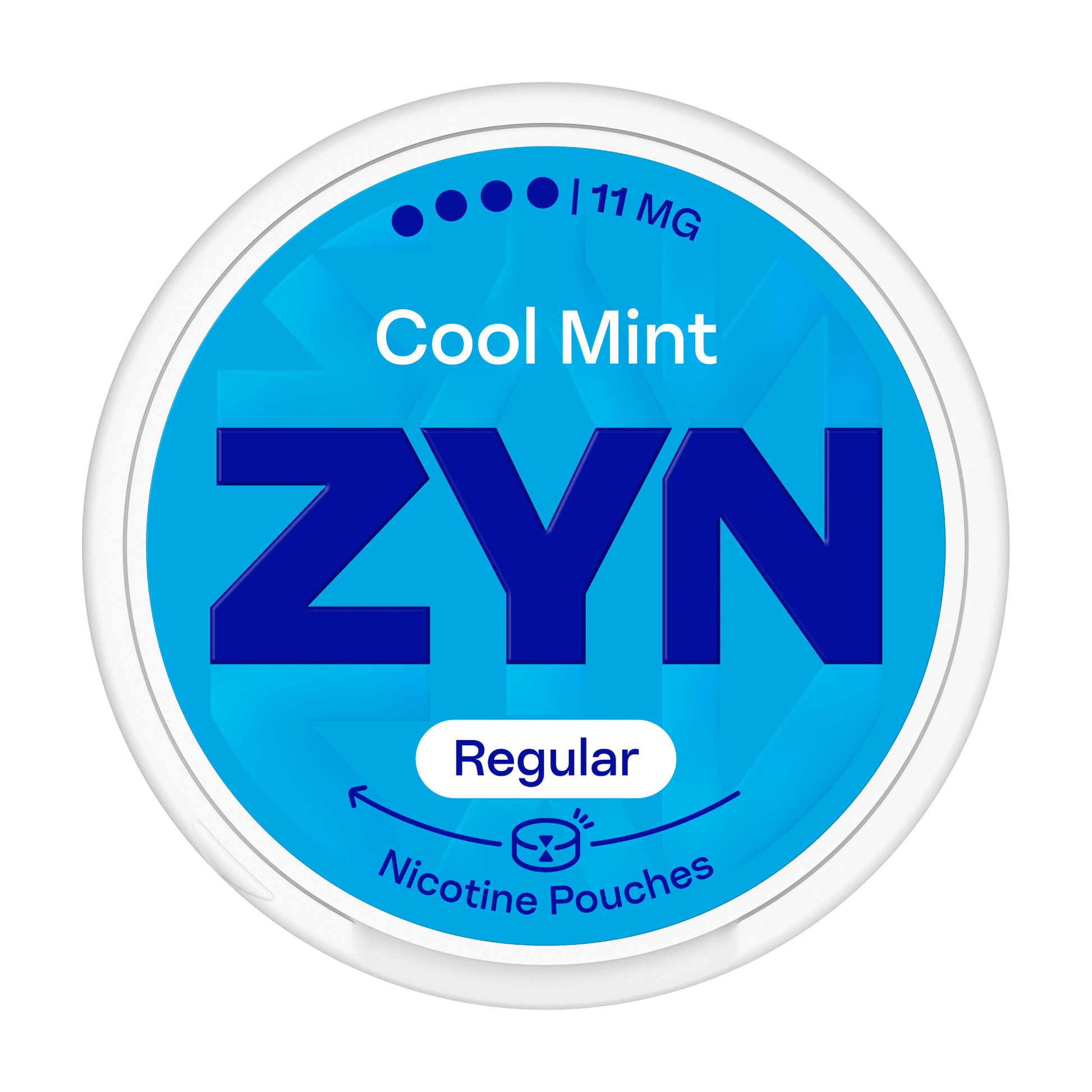Nikotínové sáčky ZYN Regular Cool Mint s příchutí Svěží máta peprná, síla 11mg nikotinu na sáček