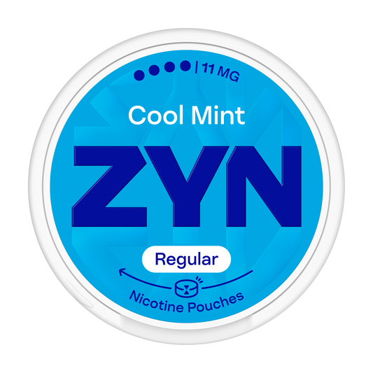 Nikotínové sáčky ZYN Regular Cool Mint s příchutí Svěží máta peprná, síla 11mg nikotinu na sáček