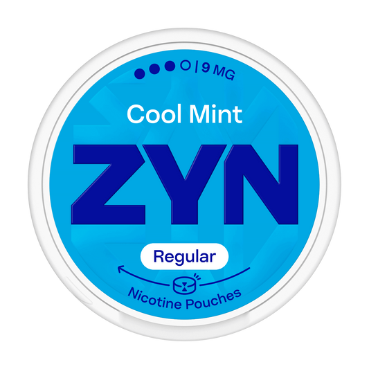 Nikotínové sáčky ZYN Regular Cool Mint s příchutí Svěží máta peprná, síla 9mg nikotinu na sáček