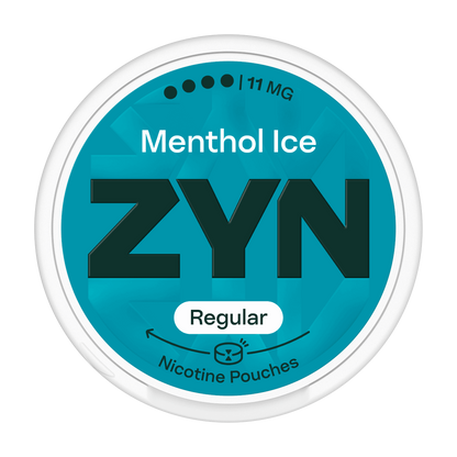 Nikotínové sáčky ZYN Regular Menthol Ice s příchutí mentol a Eukalyptus, síla 11mg nikotinu na sáček