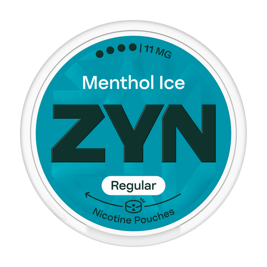 Nikotínové sáčky ZYN Regular Menthol Ice s příchutí Intenzivní mentolový chlad a Eukalyptus, síla 11mg nikotinu na sáček
