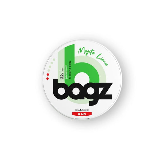 BAGZ Mojito Lime 8mg nikotinové sáčky limetka a máta slim balení 22 kusů