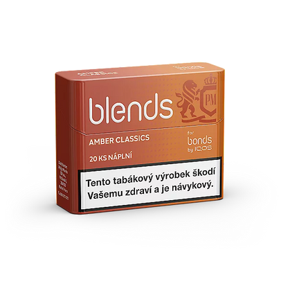Krabička BLENDS Amber Classics s plnější a vyváženou tabákovou chutí