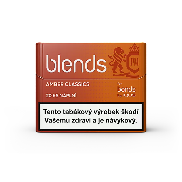BLENDS Amber Classics – krabička 20 tabákových náplní pro BONDS 2 by IQOS