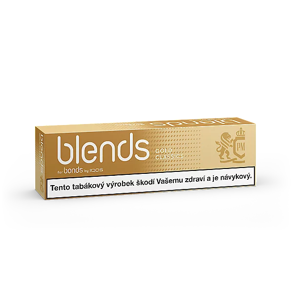 BLENDS Gold Classics – karton 200 tabákových náplní pro BONDS 2 by IQOS