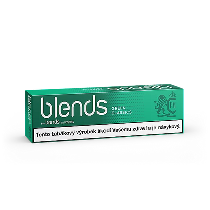 BLENDS Green Classics – karton 200 tabákových náplní pro BONDS 2 by IQOS