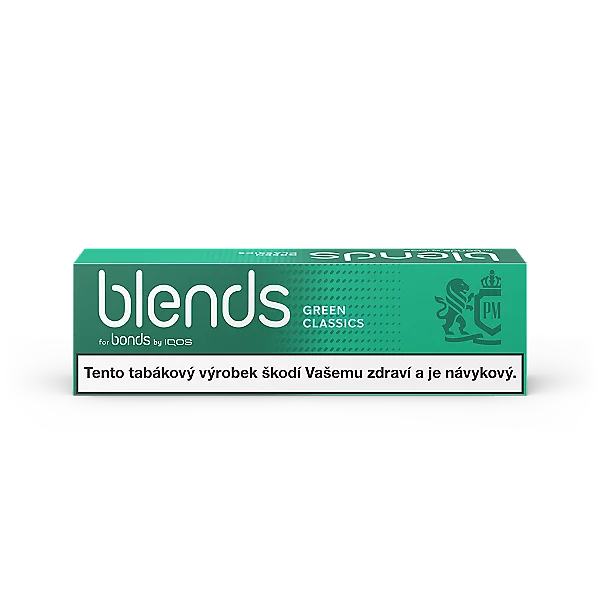 Karton BLENDS Green Classics s 10 krabičkami tabákových náplní