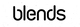 Černé logo BLENDS – tabákové náplně pro zařízení BONDS