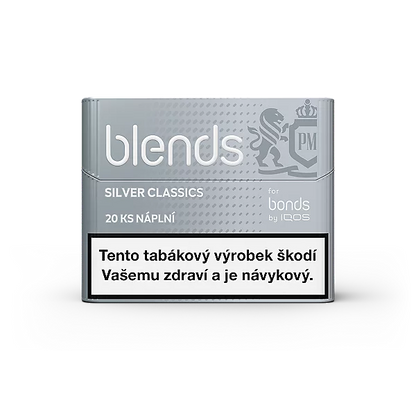 BLENDS Silver Classics – krabička 20 tabákových náplní pro BONDS 2 by IQOS