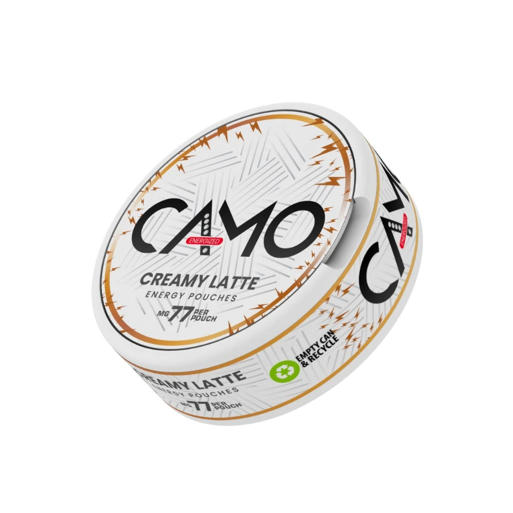 CAMO Energy Creamy Latte kofeinové sáčky s chutí krémového latté