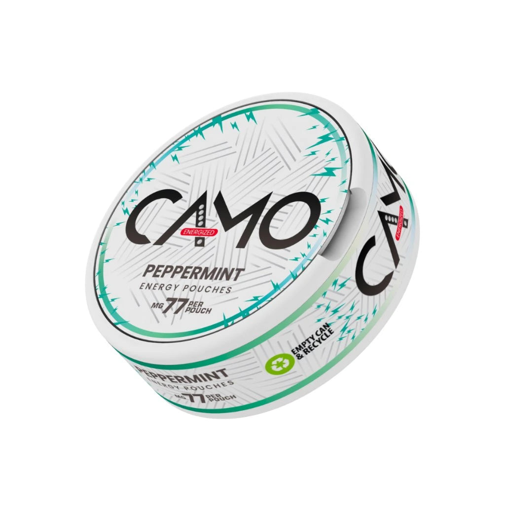 CAMO Energy Peppermint kofeinové sáčky s příchutí máty peprné