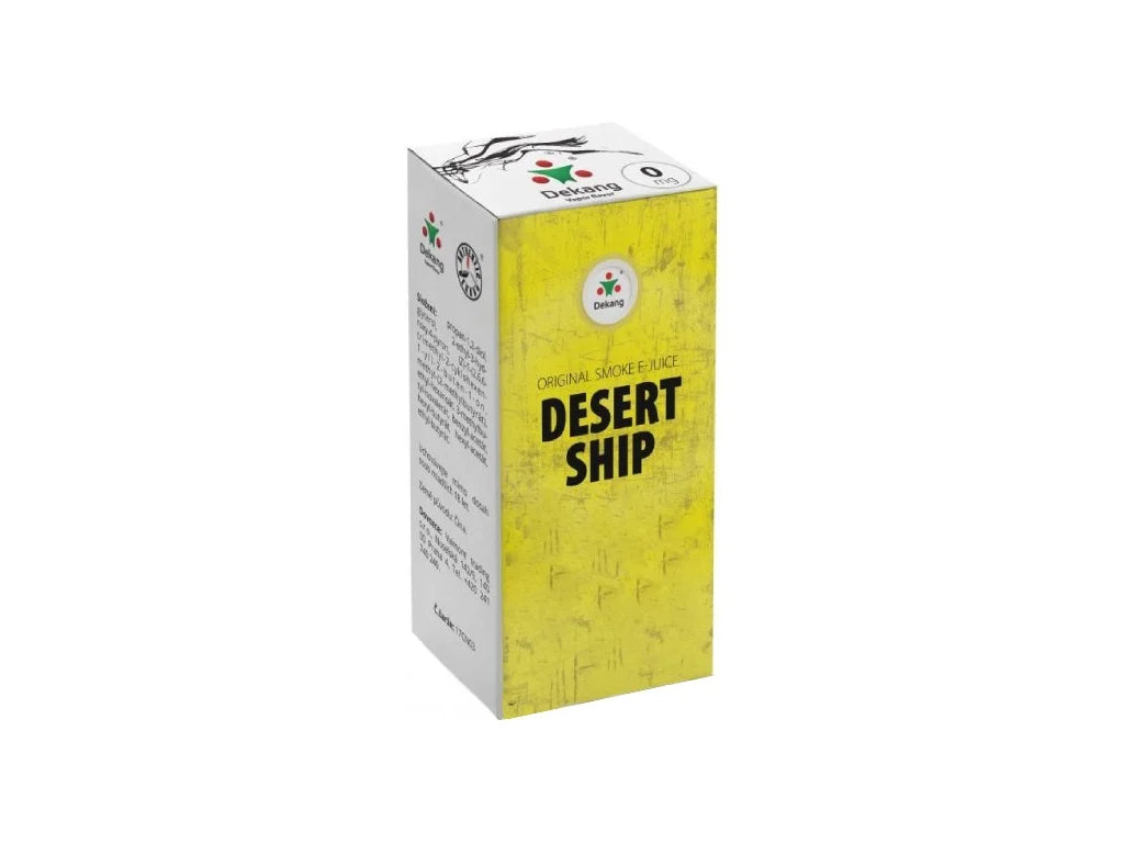 Dekang Desert Ship 10 ml tabákový e-liquid bez nikotinu 0 mg/ml, poměr 30 VG / 70 PG