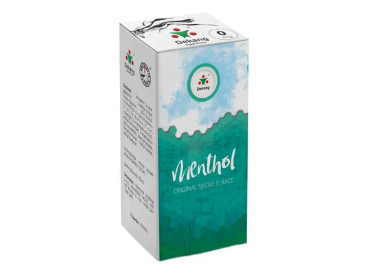 Dekang Menthol 10 ml mentolový e-liquid bez nikotinu 0 mg/ml, poměr 30 VG / 70 PG