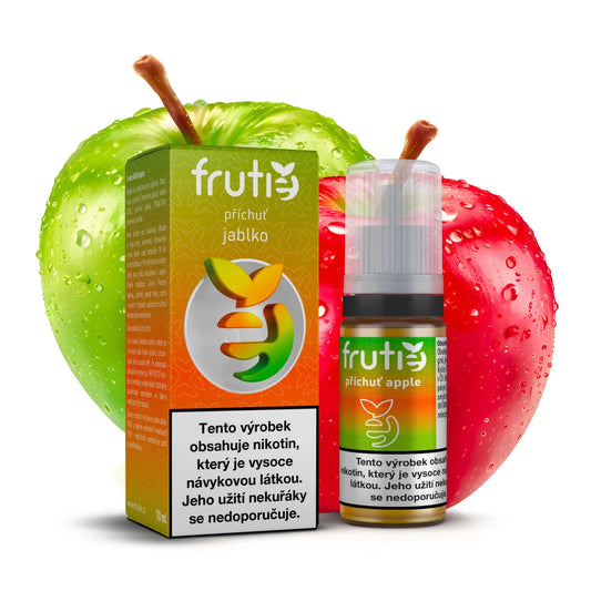 E-liquid Frutie 50/50 Apple 10 ml – jablečná náplň do elektronické cigarety bez nikotinu, varianta 0 mg/ml