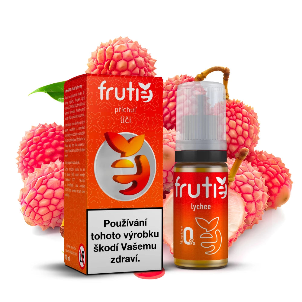 E-liquid Frutie 50/50 Lychee 10 ml s exotickou příchutí liči, beznikotinová varianta 0 mg/ml