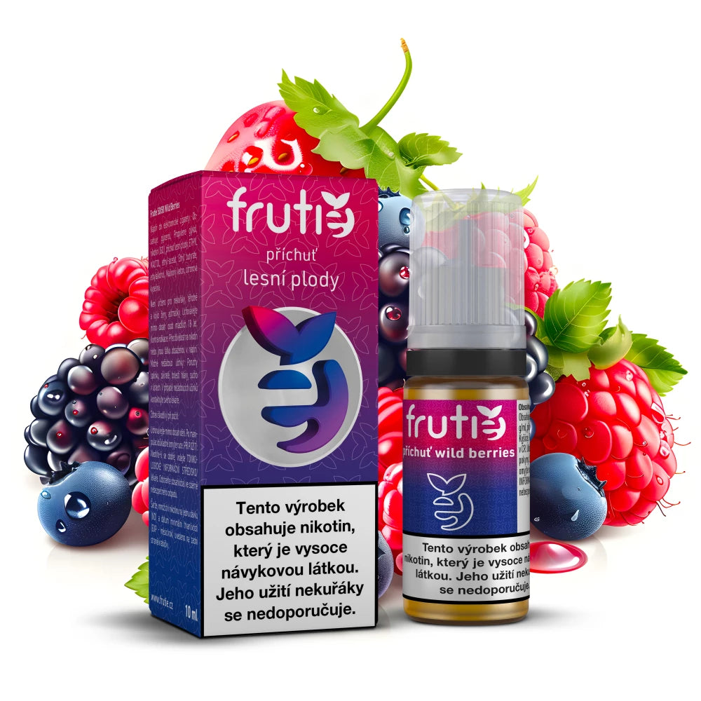E-liquid Frutie 50/50 Wild Berries 10 ml, náplň do elektronické cigarety s klasickým nikotinem 18 mg/ml
