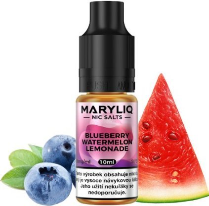 E-liquid Maryliq Blueberry Watermelon Lemonade 20mg by Elf Bar s borůvkami, vodním melounem a limonádou