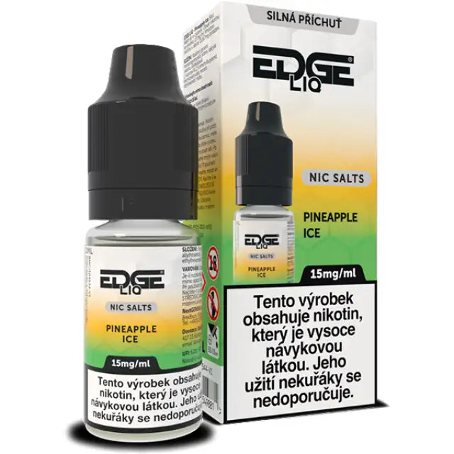 EDGE Salt Pineapple Ice e-liquid 10 ml 15 mg s příchutí ananasu a chladivým ice efektem