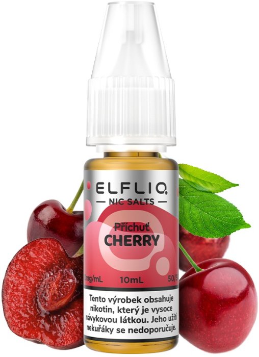 ELFLIQ Cherry 10 ml s intenzivní třešňovou příchutí pro POD e-cigarety