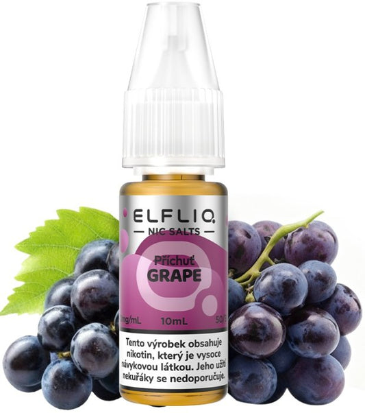 ELFLIQ Grape 10 ml s výraznou sladkou příchutí hroznů