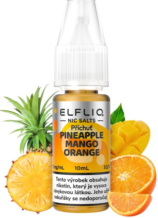 ELFLIQ Pineapple Mango Orange 10 ml s exotickou kombinací tropického ovoce