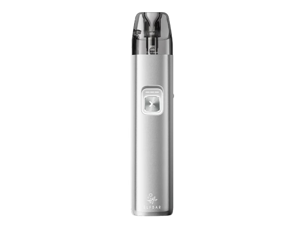 ELFBAR ELFX 2 POD systém 1700mAh Titanium Silver – plnitelná elektronická cigareta s výkonem 30W