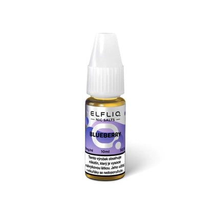Ovocný e-liquid ELFLIQ Blueberry Ice s vyváženou chutí borůvky vhodný pro pod systémy a MTL vapování