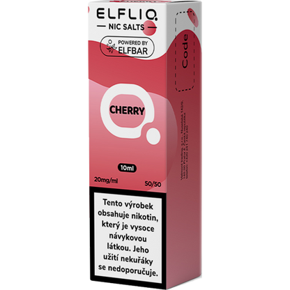 ELFLIQ Cherry e-liquid 10ml s intenzivní sladkou chutí třešně
