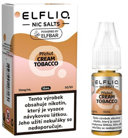 ELFLIQ Cream Tobacco od Elf Bar – tabákový e-liquid s jemně krémovým charakterem