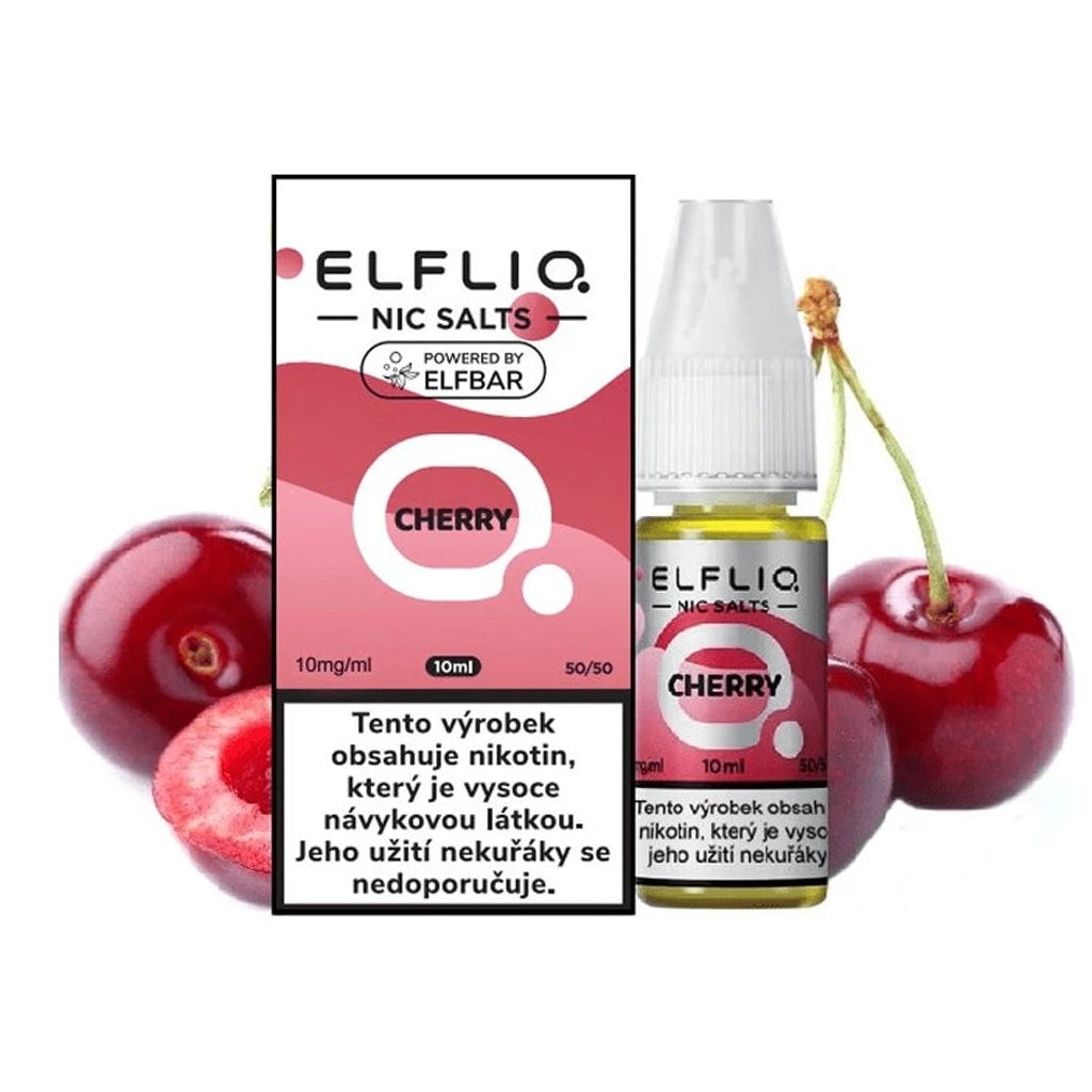 ELFLIQ Cherry s příchutí třešeň pro pod systémy a MTL