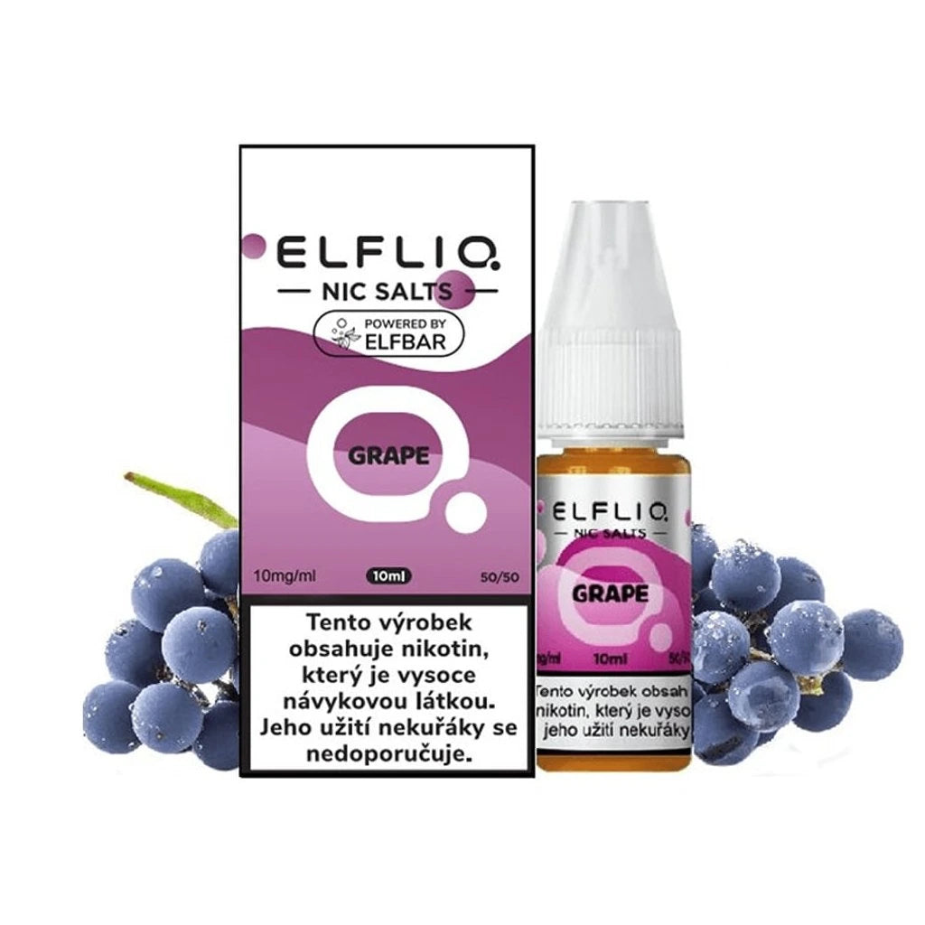 ELFLIQ Grape s chutí hrozny eliquid pro vaping